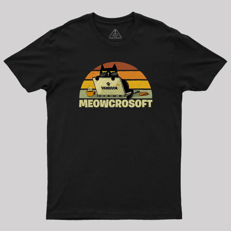 Meowcrosoft T-Shirt - Image 2