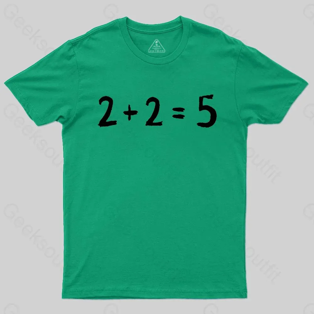 2 + 2 = 5 George Orwell 1984 inspired Classic T-Shirt - Image 7