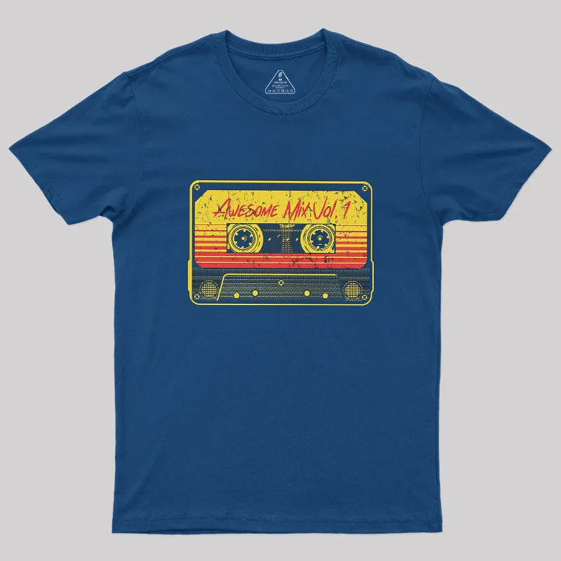 Alternative view of Awesome Mix Tape Vol 1 Geek T-Shirt