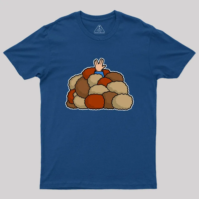 Alternative view of Trouble With Tribbles Geek T-Shirt