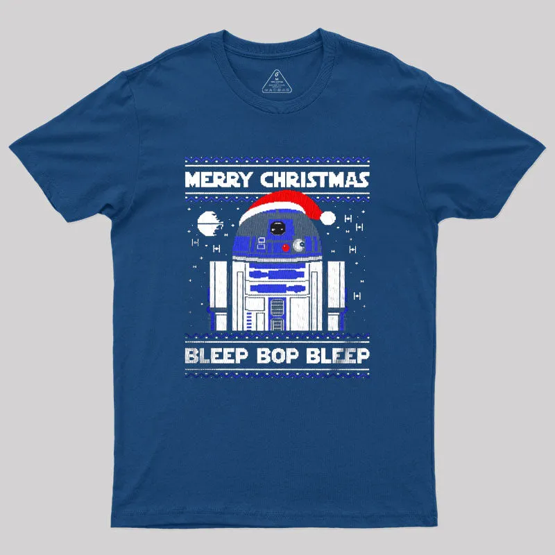 Christmas Robot Geek T-Shirt