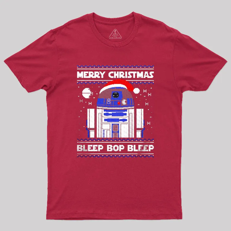 Christmas Robot Geek T-Shirt - Image 5