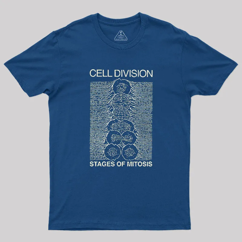 Cell Division- Stages Of Mitosis Geek T-Shirt - Image 2