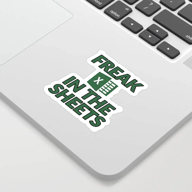 Freak in the sheets Geek Sticker