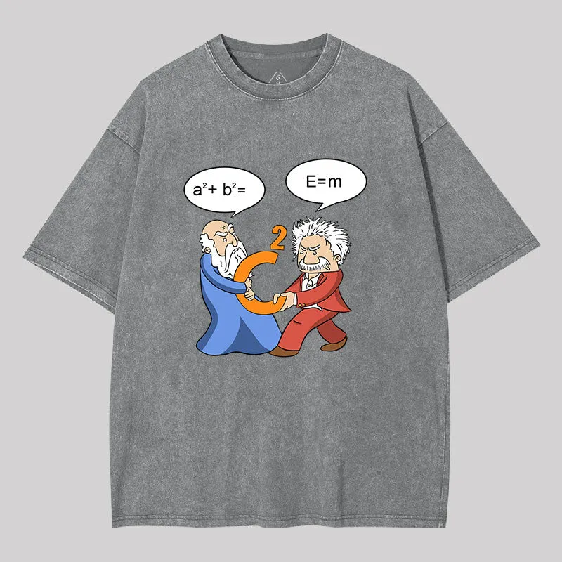 Funny Scientist Washed T-Shirt - Image 8