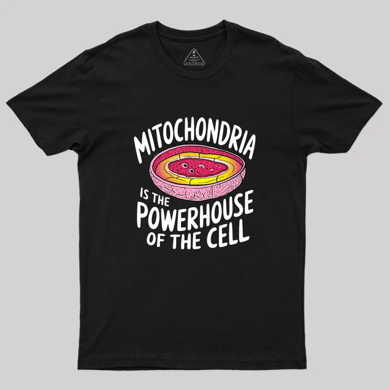 Biologist Humor Mitochondria Geek T-Shirt - Image 2