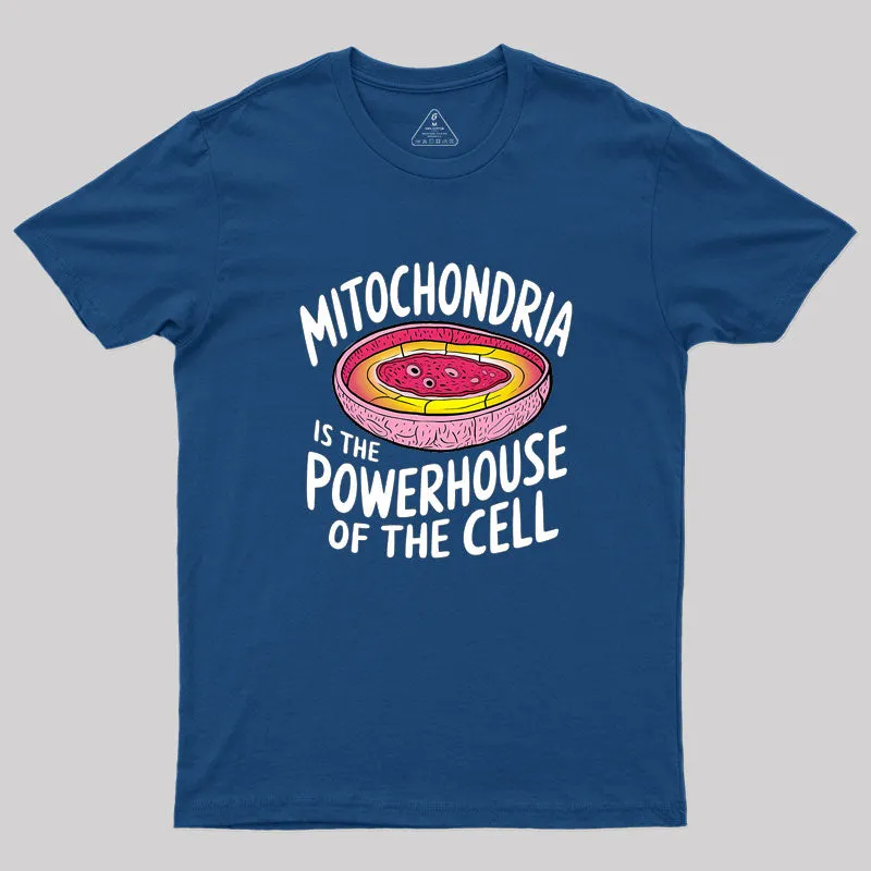 Biologist Humor Mitochondria Geek T-Shirt - Image 3