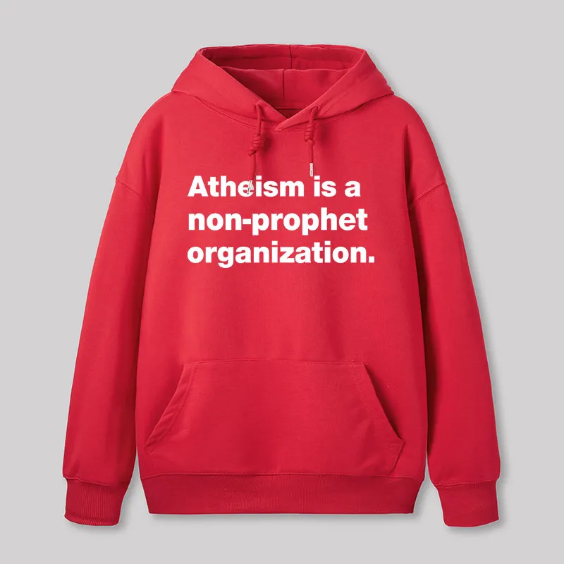 Atheism Is A Non-prophet Organization Geek Hoodie - Image 6