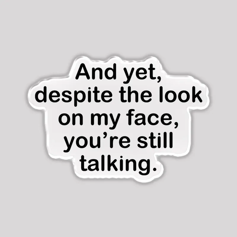 Funny Words Refrigerator Magnet