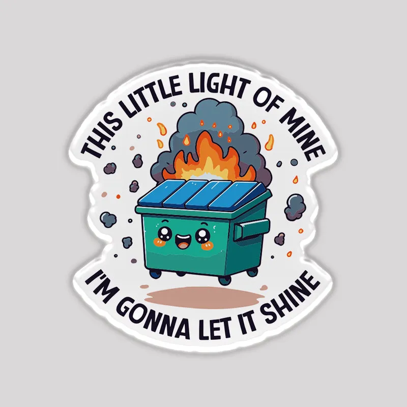 This Little Light Of Mine Refrigerator Magnet