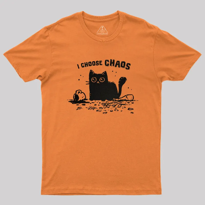 I Choose Chaos Geek T-Shirt - Image 5