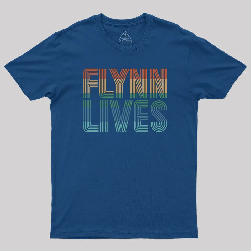 Alternative view of Flynn Lives Geek T-Shirt