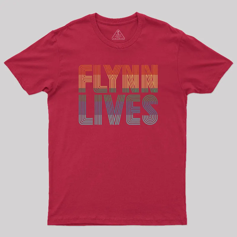 Flynn Lives Geek T-Shirt - Image 5