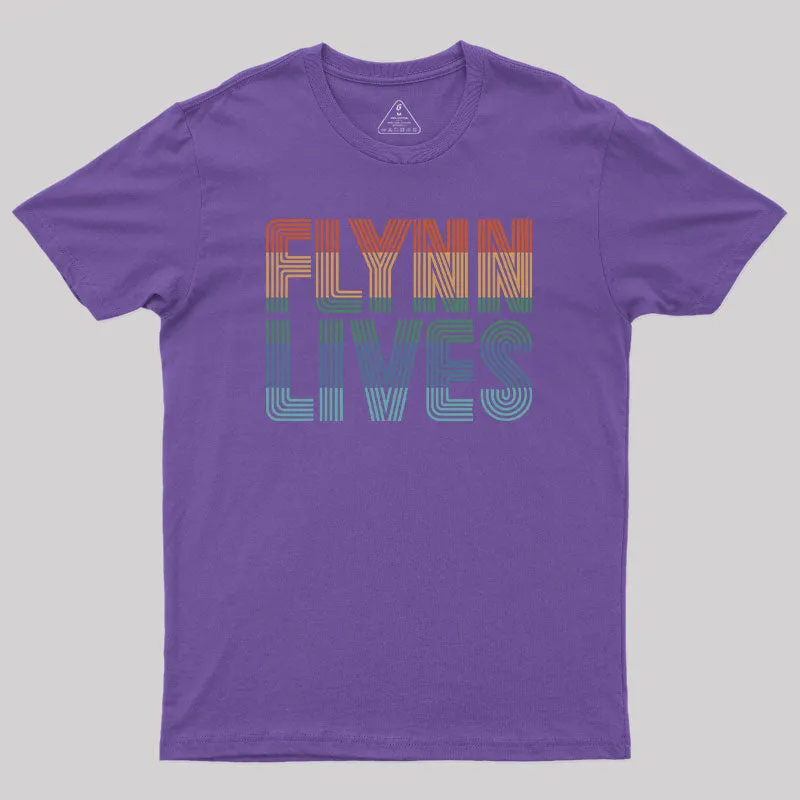Flynn Lives Geek T-Shirt - Image 6
