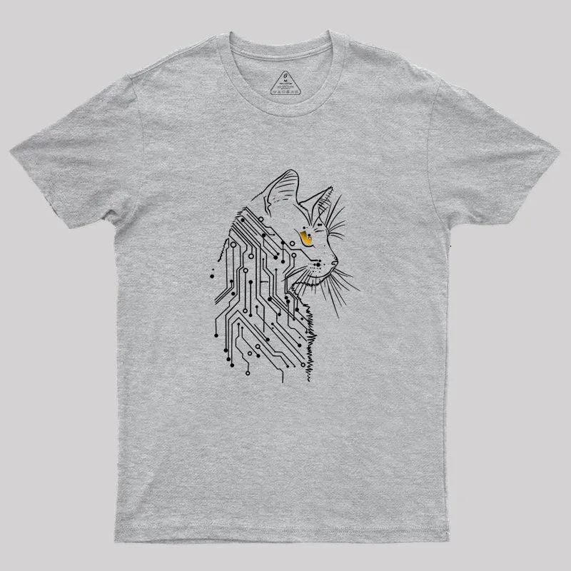 Cat Of Tomorrow Geek T-Shirt - Image 4