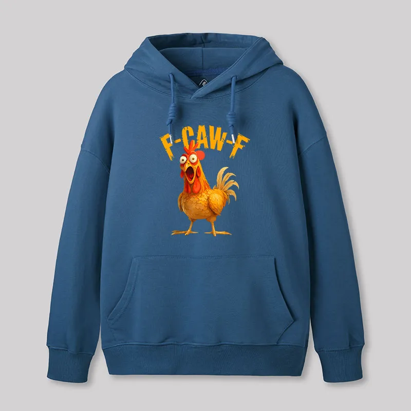 Alternative view of F-Caw-F Geek Hoodie