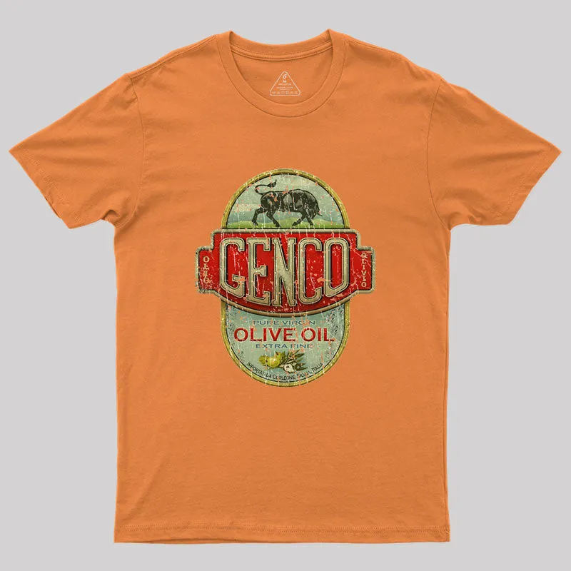 VINTAGE - GENCO OLIVE OIL Geek T-Shirt - Image 7