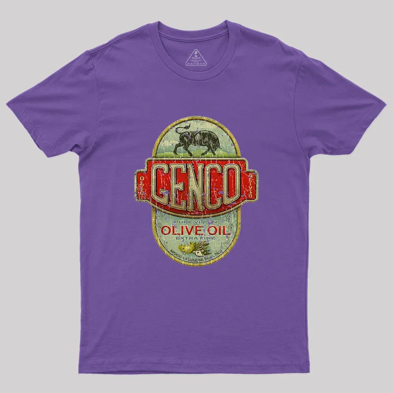 VINTAGE - GENCO OLIVE OIL Geek T-Shirt - Image 6