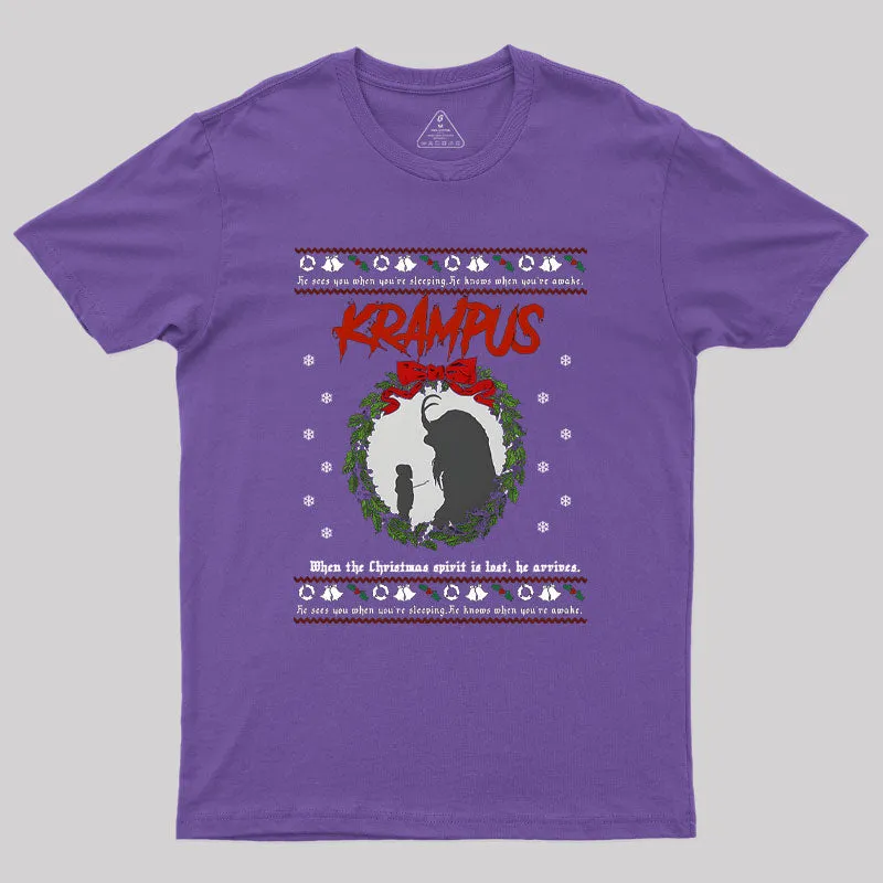 Krampus Christmas Geek T-Shirt - Image 5