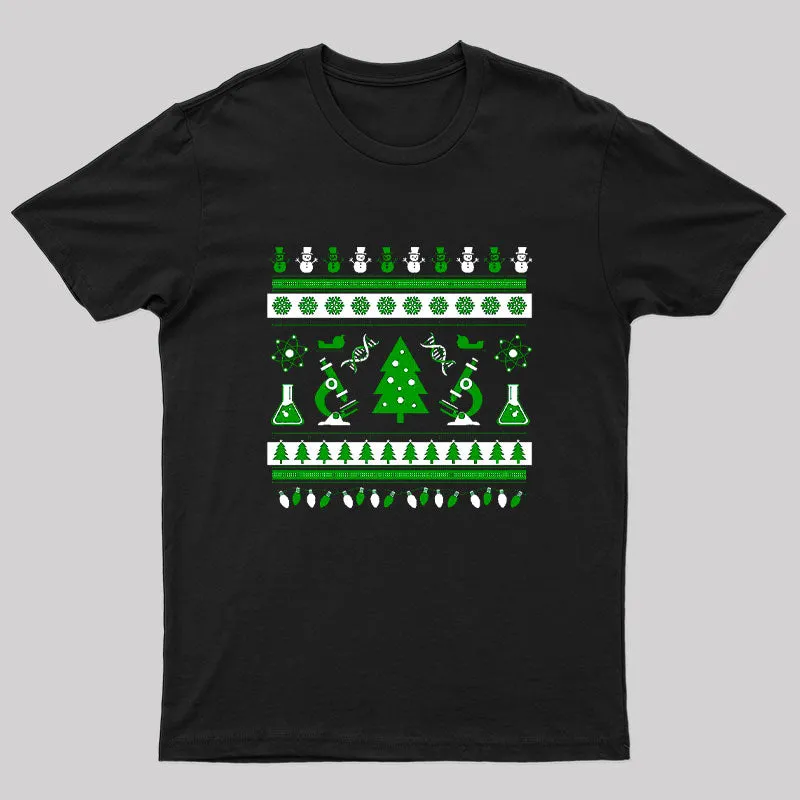 Science Laboratory Christmas T-Shirt