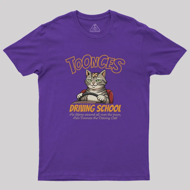 Toonces Driving Academy Geek T-Shirt - Image 5