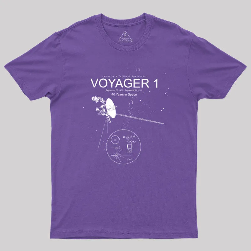 Voyager 1 Geek T-Shirt - Image 6