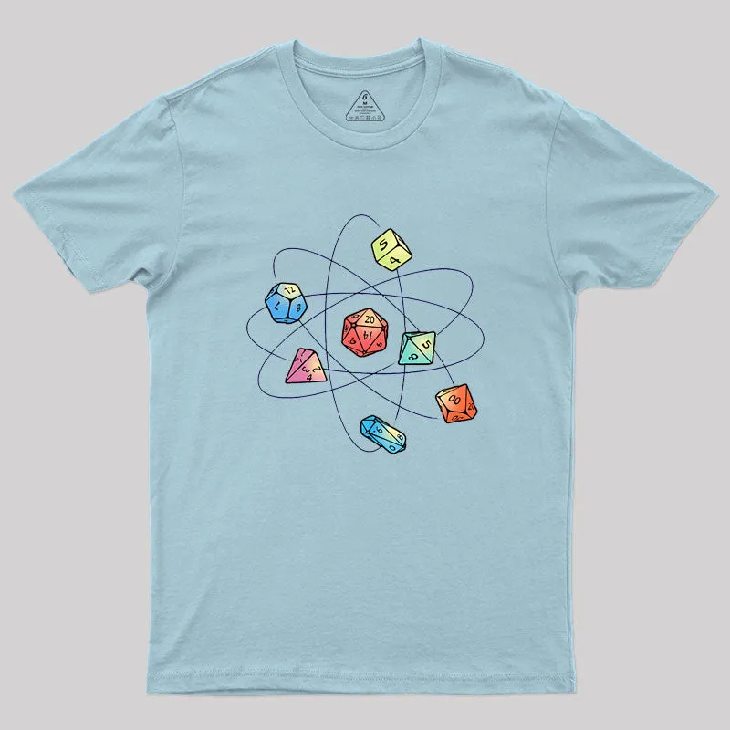 Dice Atom Geek T-Shirt - Image 9