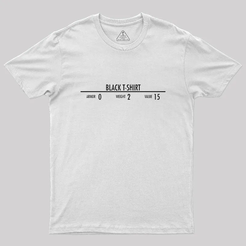 Black Geek T-Shirt - Image 11