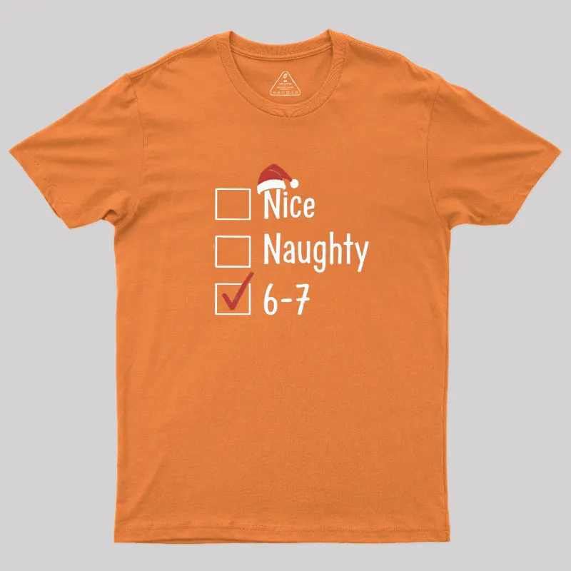 6-7 Merry Christmas Geek T-Shirt - Image 7