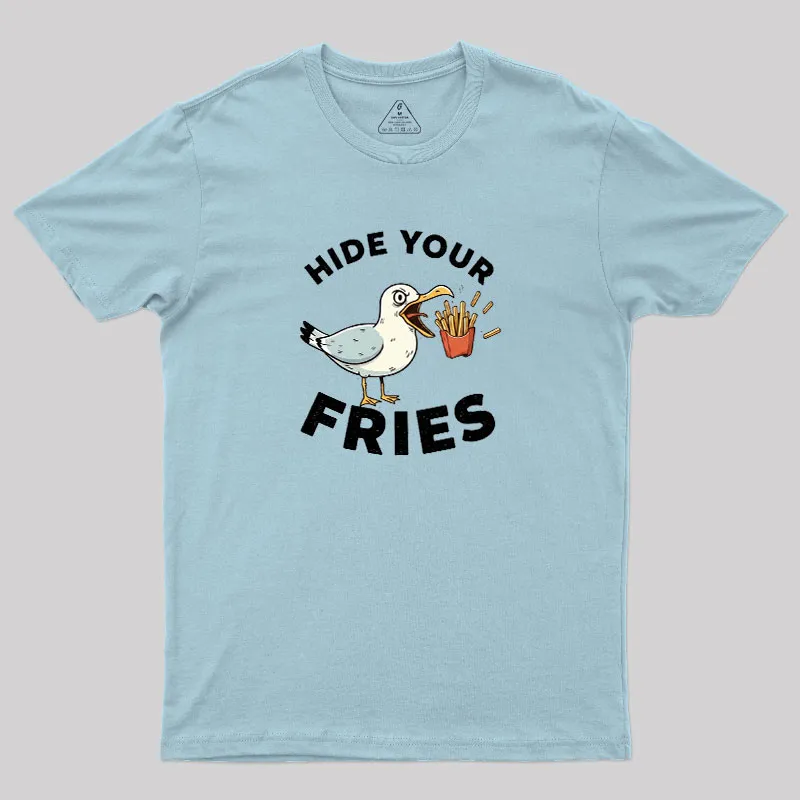 Hide Your Fries Geek T-Shirt - Image 10