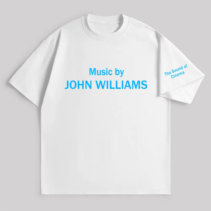 Music By John Williams Unisex Oversized T-shirt - Image 2