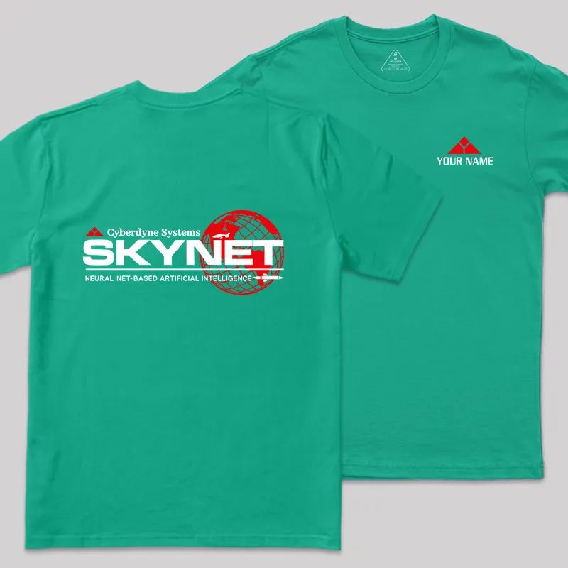 Personalized Classic Skynet Geek T-Shirt - Image 10