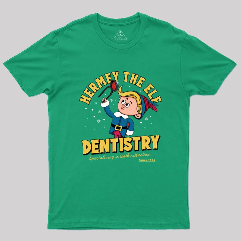 Hermey The Elf Dentistry Geek T-Shirt - Image 8