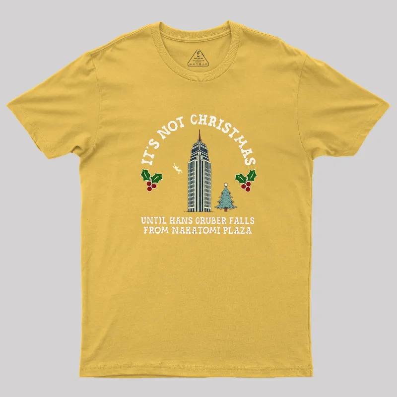 Hans Gruber Christmas Geek T-Shirt - Image 8