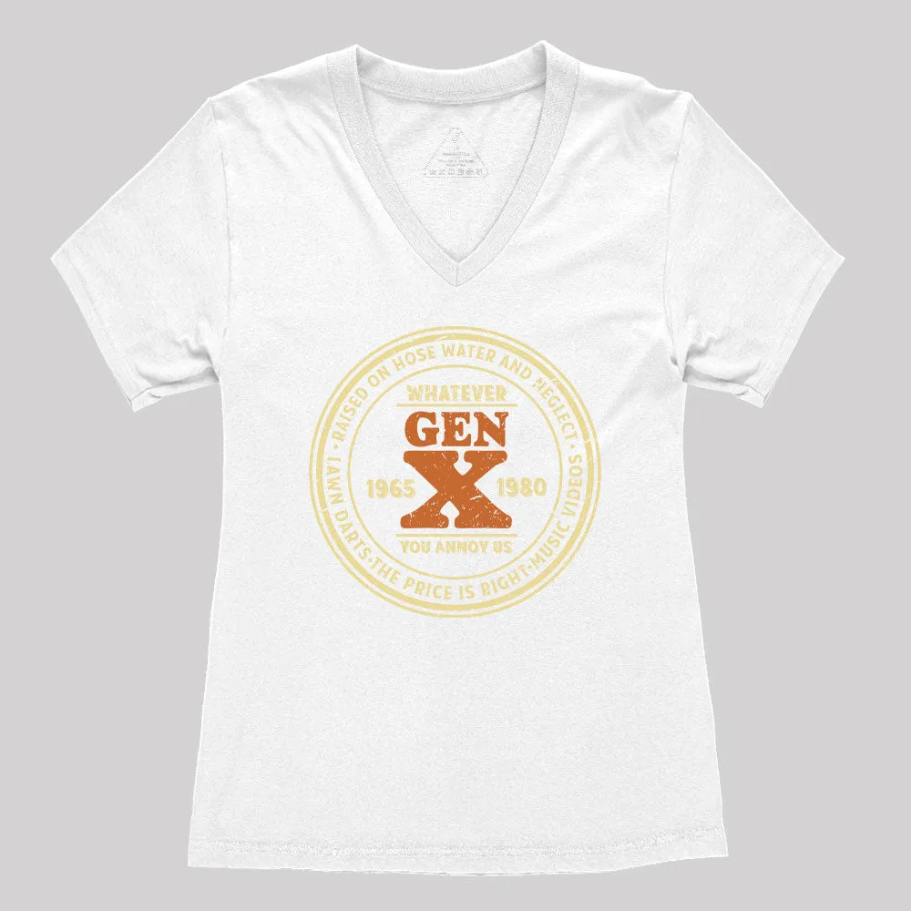 Raised on Hose Water and Neglect Women's V-Neck T-shirt - Image 2