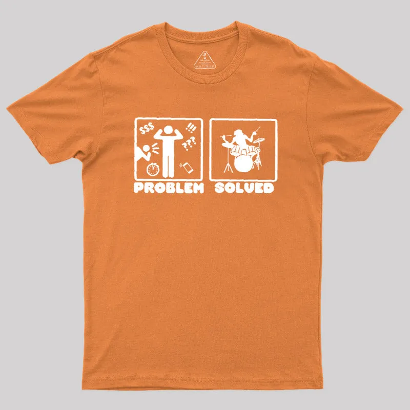 Stress Relief Through Music Geek T-Shirt - Image 4