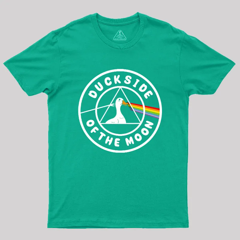 Duckside Of The Moon Geek T-Shirt - Image 8