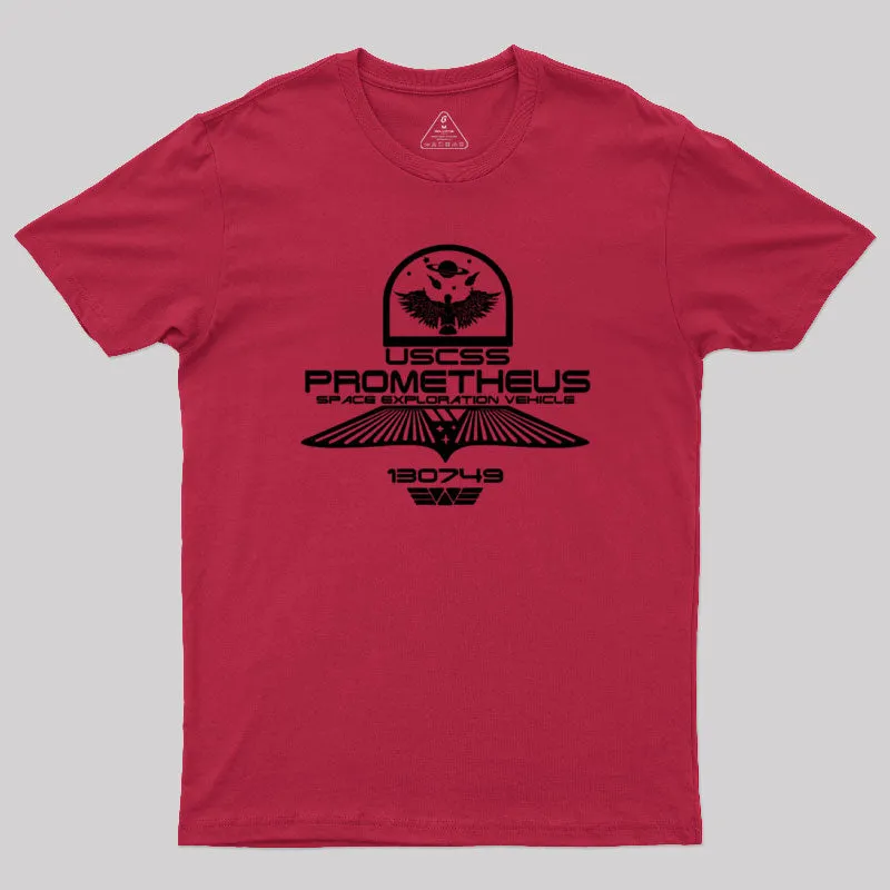 USCSS Prometheus Geek T-Shirt - Image 5