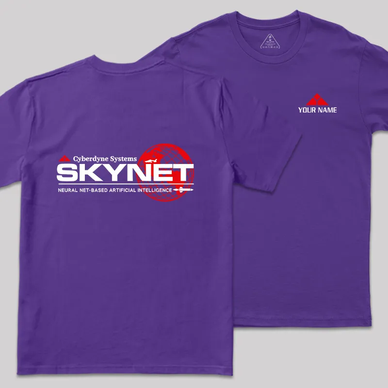 Personalized Classic Skynet Geek T-Shirt - Image 8