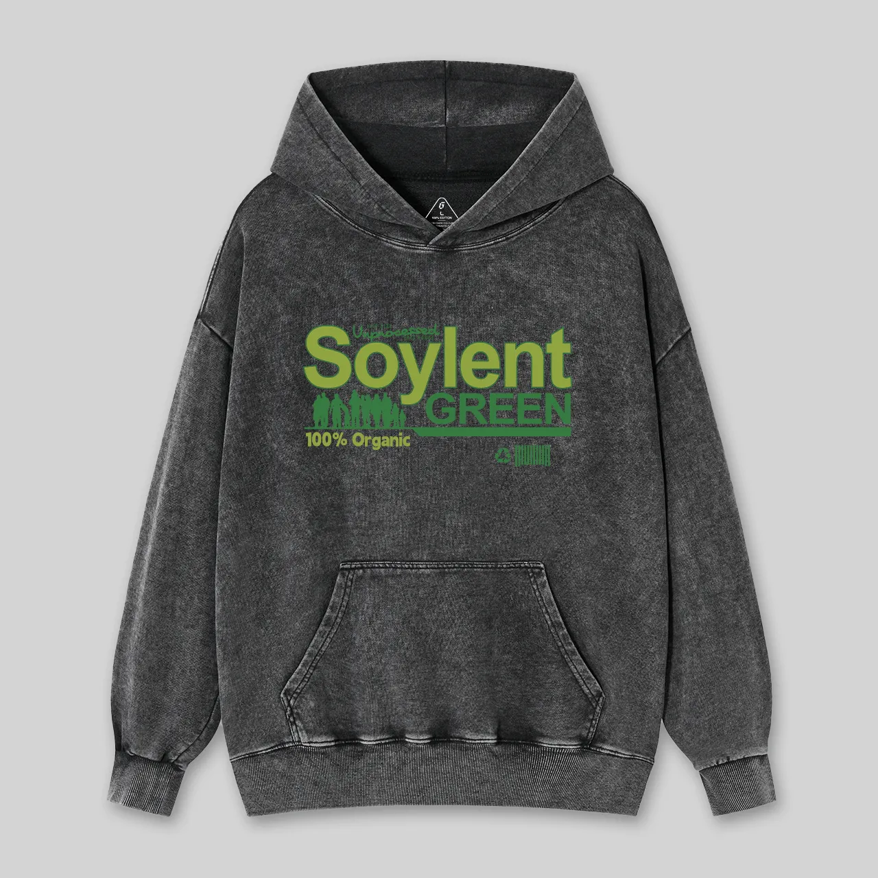 Alternative view of Soylent Green Washed Hoodie