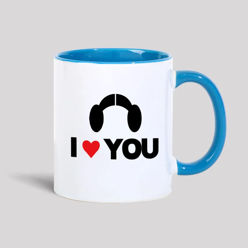 I Love You Scifi Movie Geek Couple Mugs - Image 4