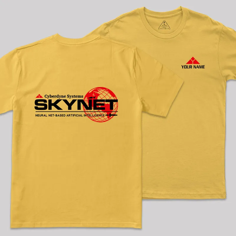 Personalized Classic Skynet Geek T-Shirt - Image 6
