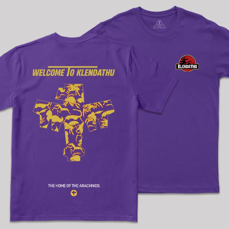 The Home Of The Arachnids Front and Back Printed Geek T-Shirt - Image 6