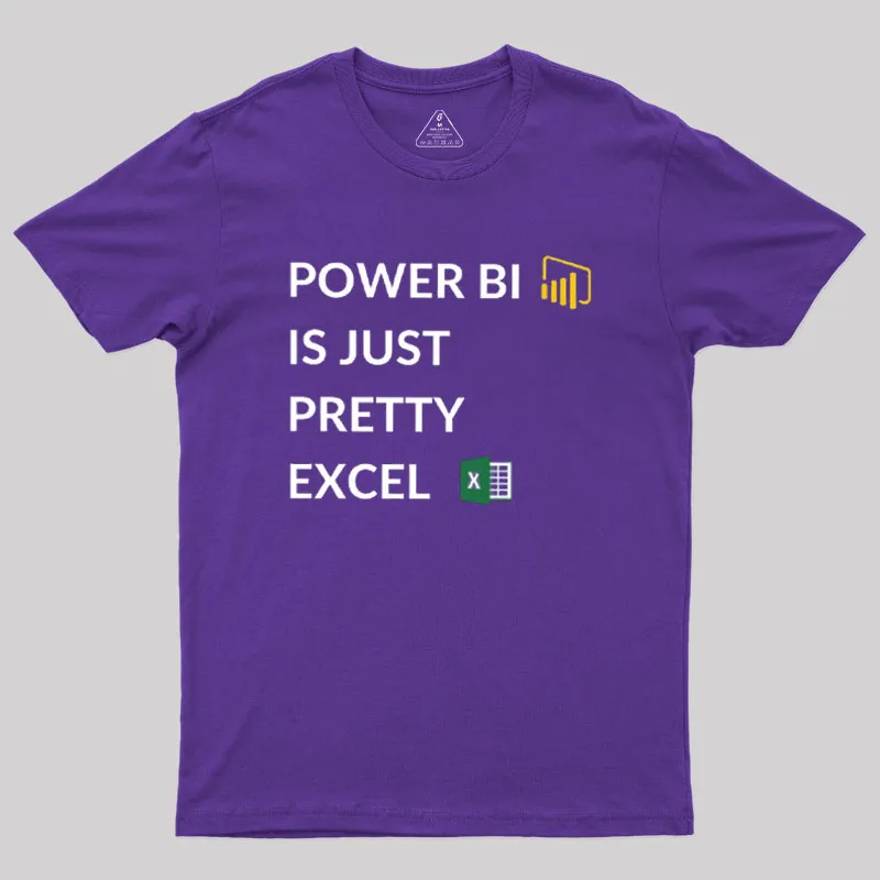 Excel VS Power BI Geek T-Shirt - Image 5