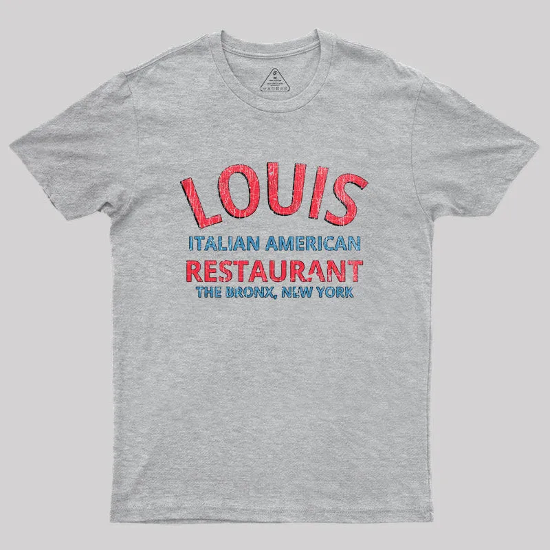 Louis Restaurant Godfather Geek T-Shirt - Image 5