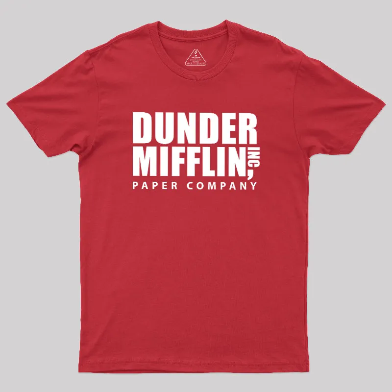 Dunder Mifflin Geek T-Shirt - Image 5