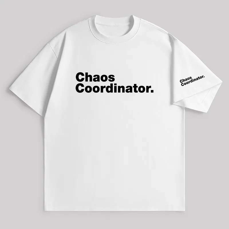 Chaos Coordinator Unisex Oversized T-shirt - Image 3