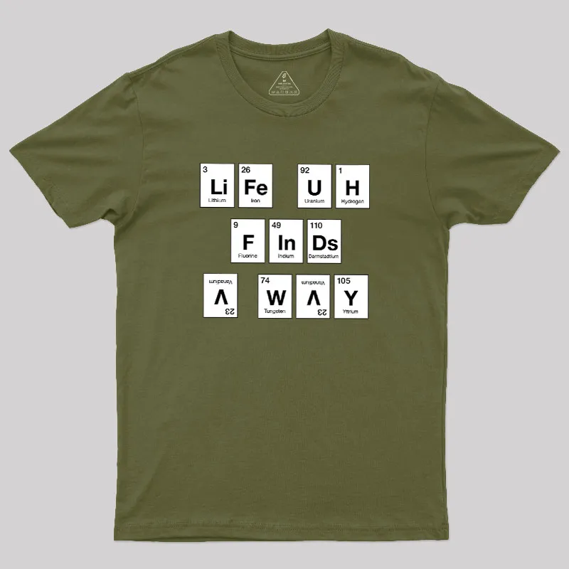 Life Finds a Way, Periodically... Geek T-Shirt - Image 3