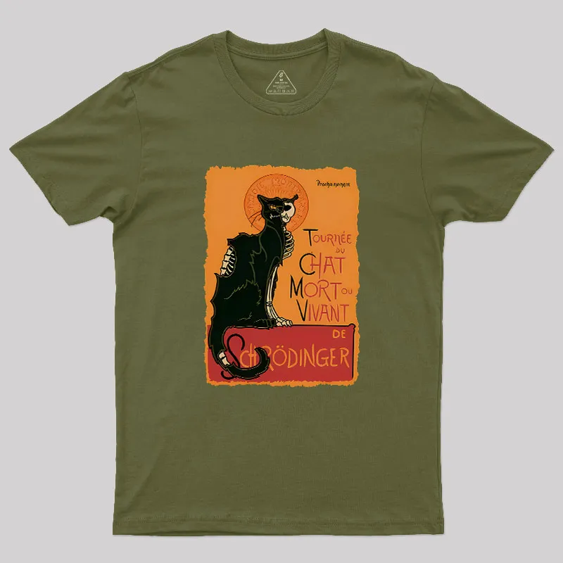 Le Chat Noir De Schrödinger Geek T-Shirt