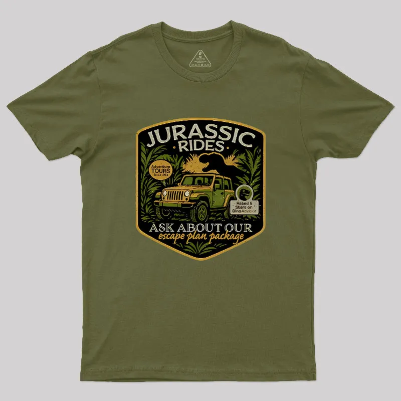 Jurassic Rides Geek T-Shirt